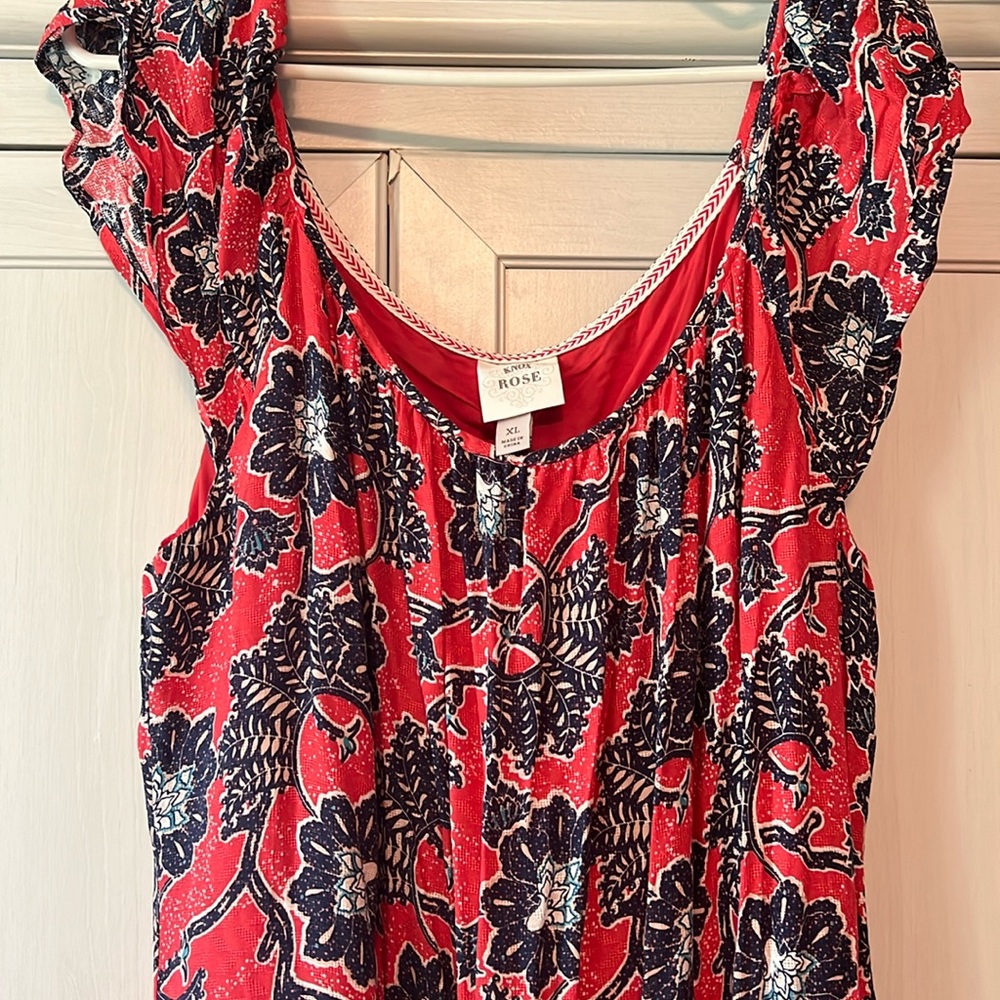 Red white and blue sun dress size xl never worn